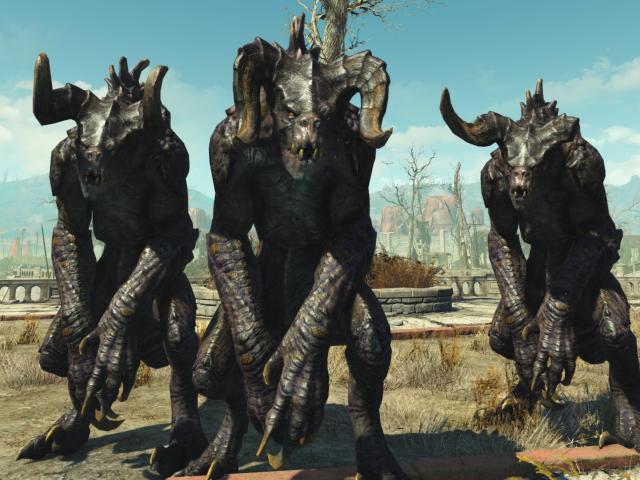 Fallout 4 friendly deathclaw