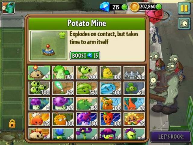 Passing level 16 in plants vs zombies 2